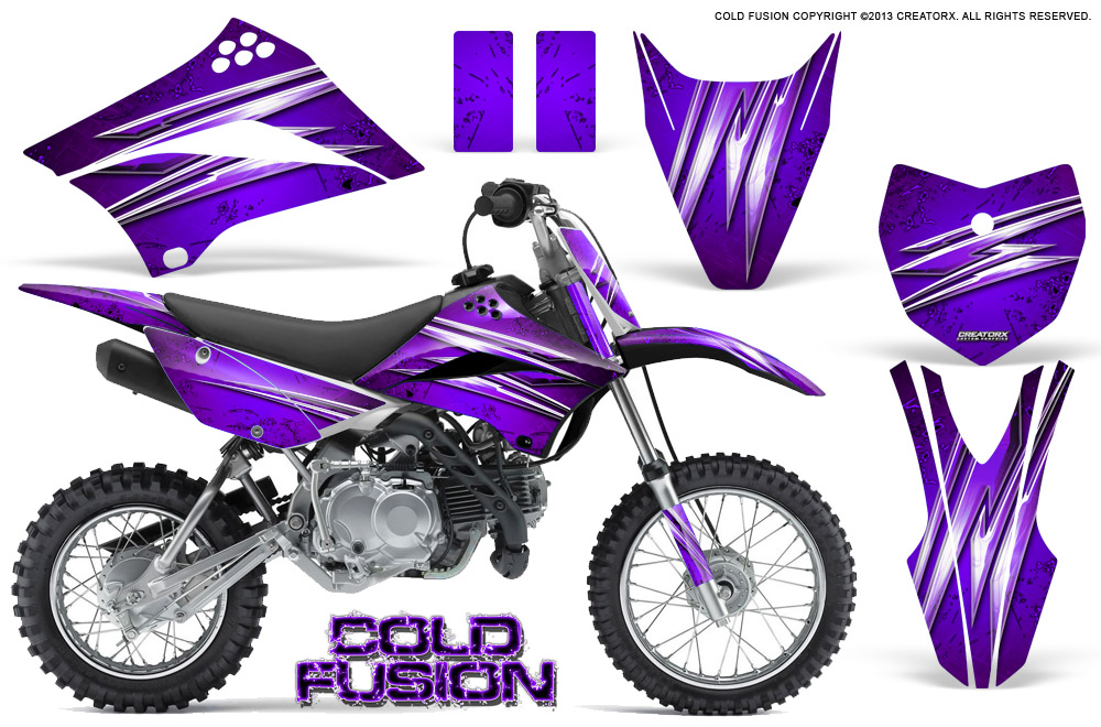 Kawasaki KLX 110L 10-11 Cold Fusion Purple